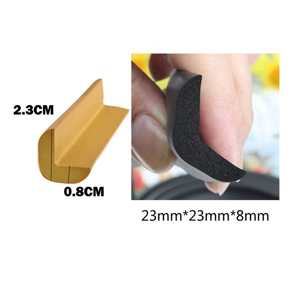 2M L-shaped Thicken Baby Safety Table Corner Protector Guard Cushion Anti-collision Bumper Strip (Blue)