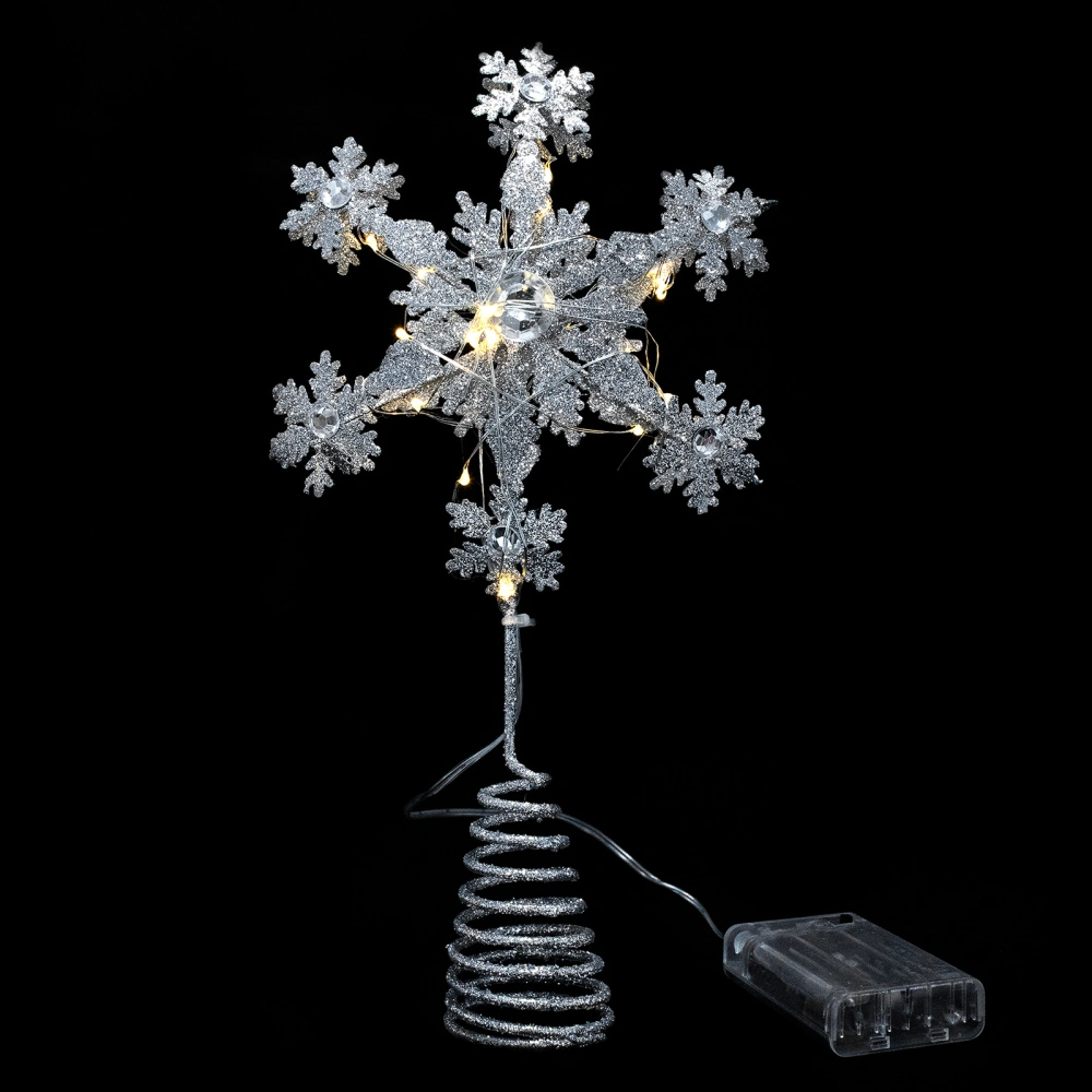 Christmas Ironwork Treetop Star Led Lamp Decoration Tree Star Lamp Home Decoration