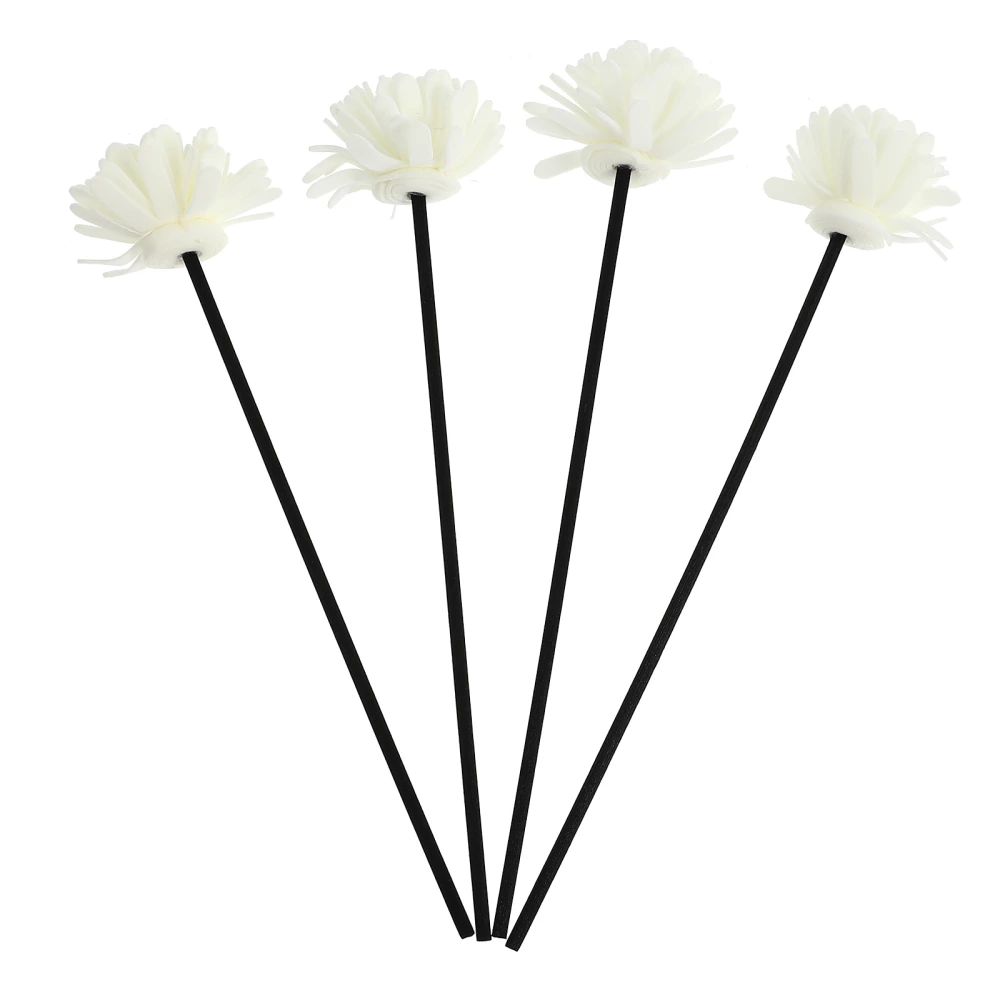 4Pcs Diffuser Flower Sticks Perfume Volatile Sticks Aromatherapy Accessories