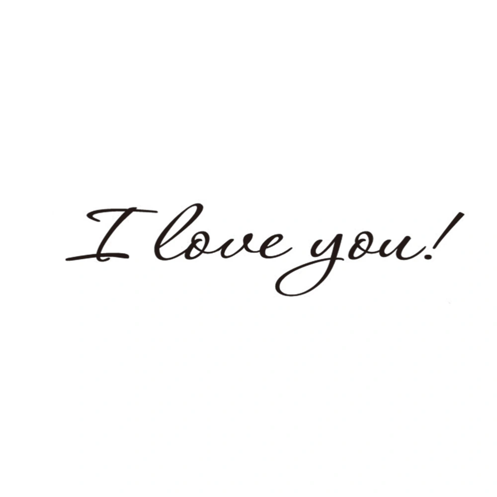 Removable I Loved You! Wall Decal Wall Paper Sticker Home Decor Sticker