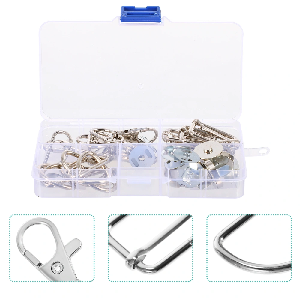 1 Box Bag Accessories Swivel Snap Hooks D Rings Slide Buckles Magnetic Button