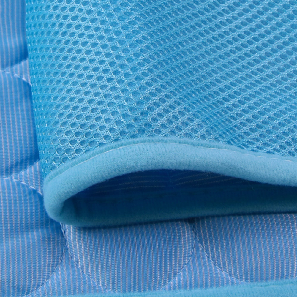 50x40cm Pet Summer Cushion Cool Sleeping Mat Dogs Cats Summer Cooling Beds Sleeping Mat Heat Dissipation Pad (Blue)