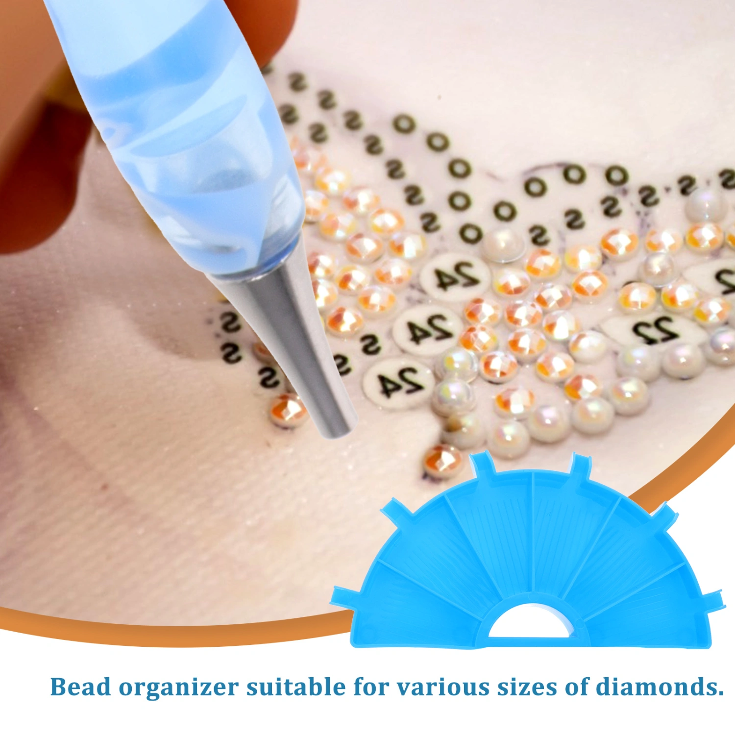 1 Set Diamond Art Storage Containers Diamond Accessories Tools for Diamond Art Embroidery