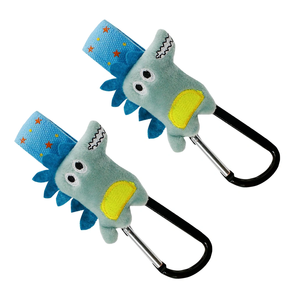 2pcs Cartoon Stroller Hooks Stroller Hanging Hooks Diaper Bag Nursery Bag Holder