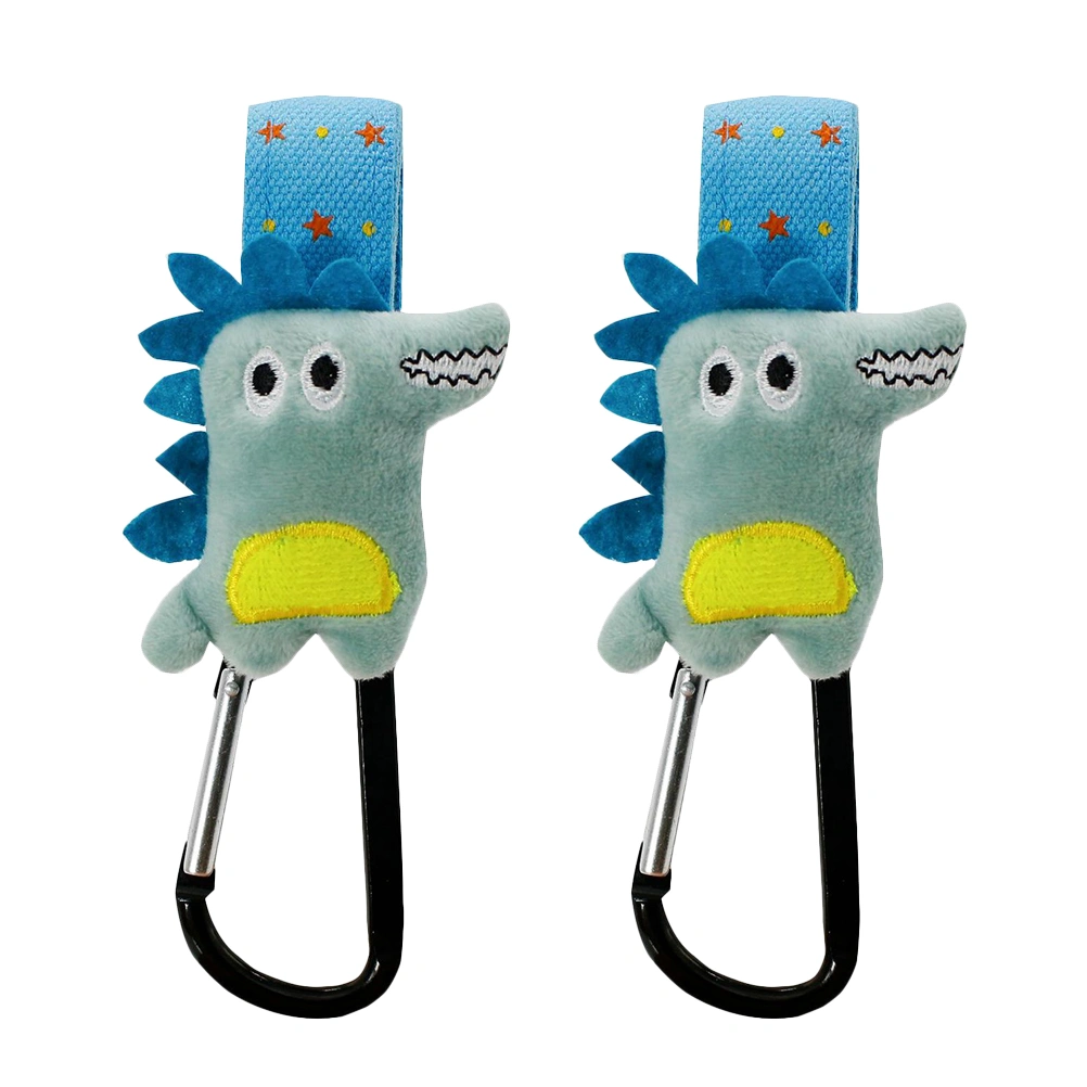 2pcs Cartoon Stroller Hooks Stroller Hanging Hooks Diaper Bag Nursery Bag Holder