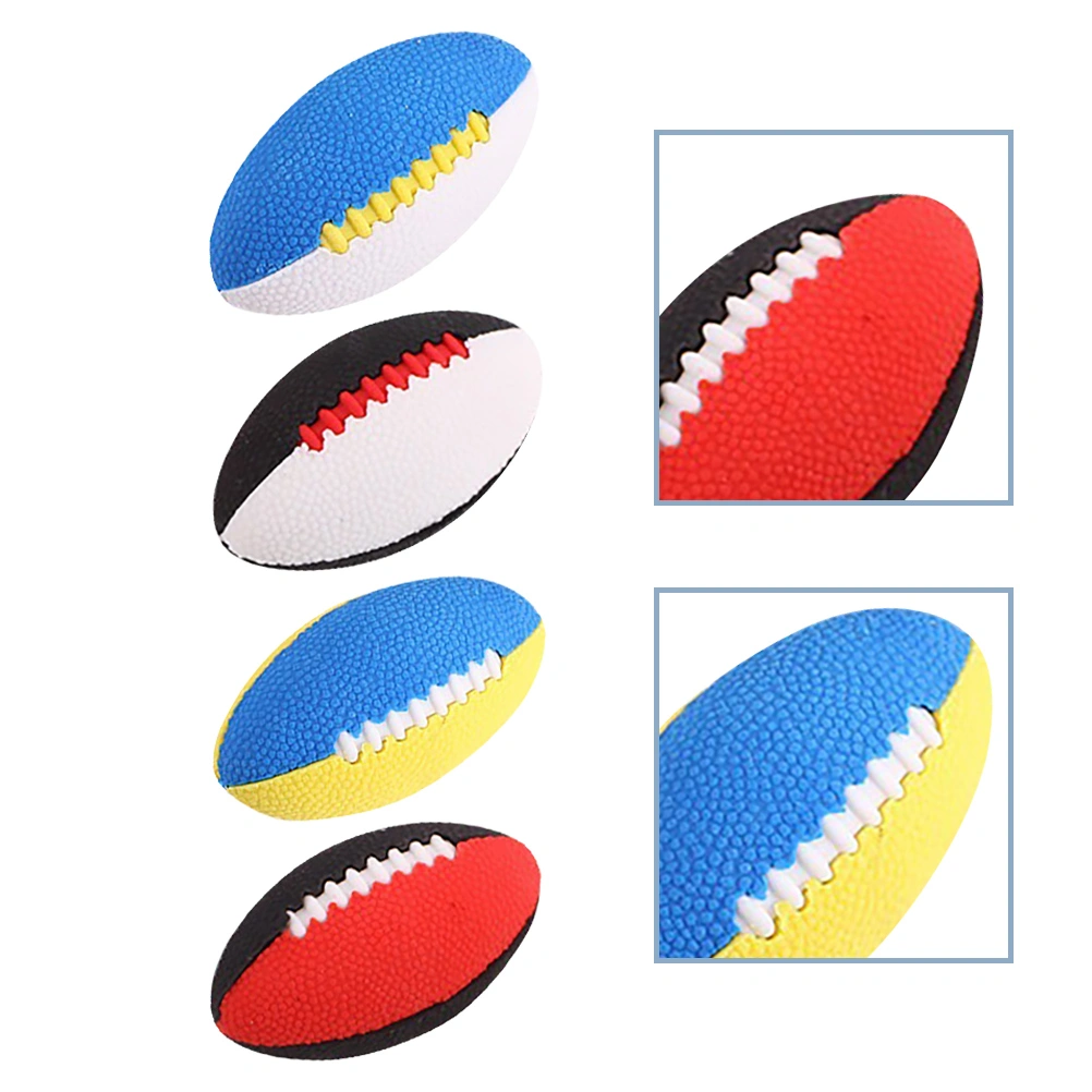 12Pcs Cartoon Kid Eraser Rugby Rubber Painting Room Decor Detachable Eraser (Random Color)