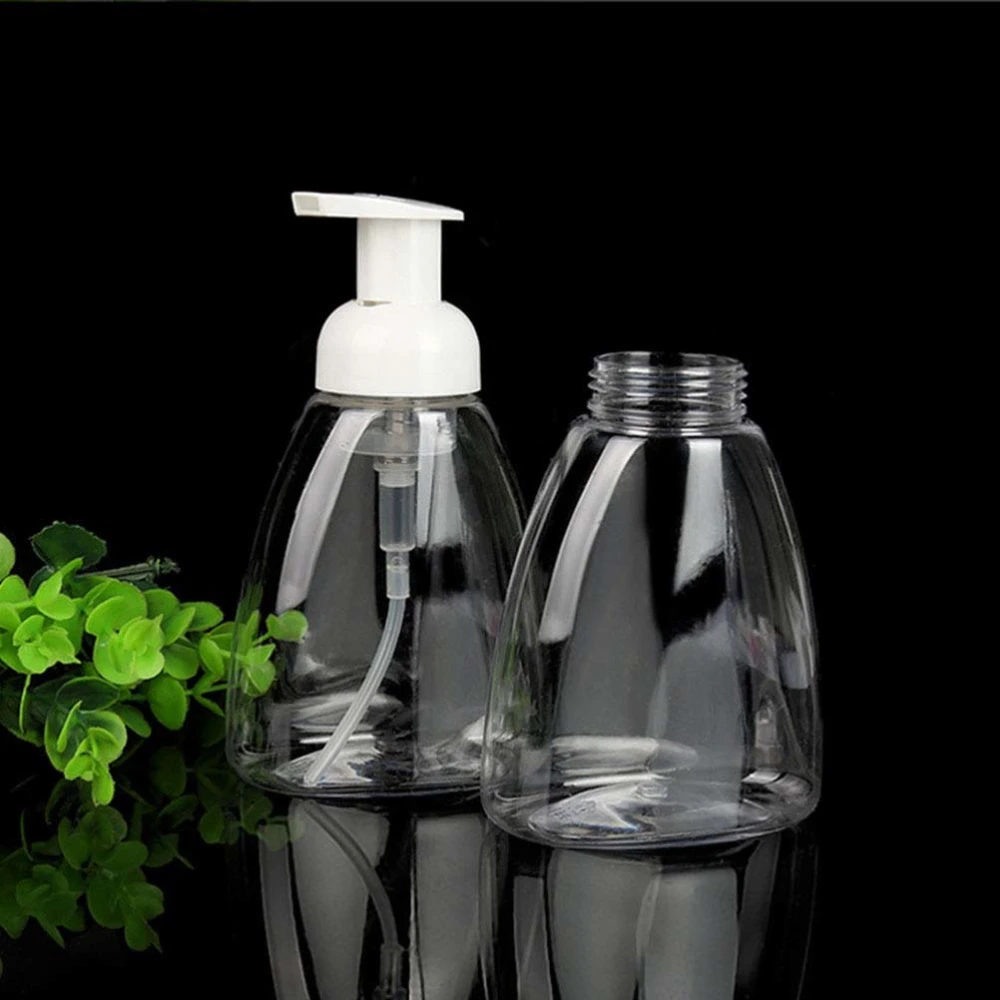 1PC 300ml PET Foaming Soap Dispensers Pump-Bottles for Shampoos Cleanser Liquid Soap