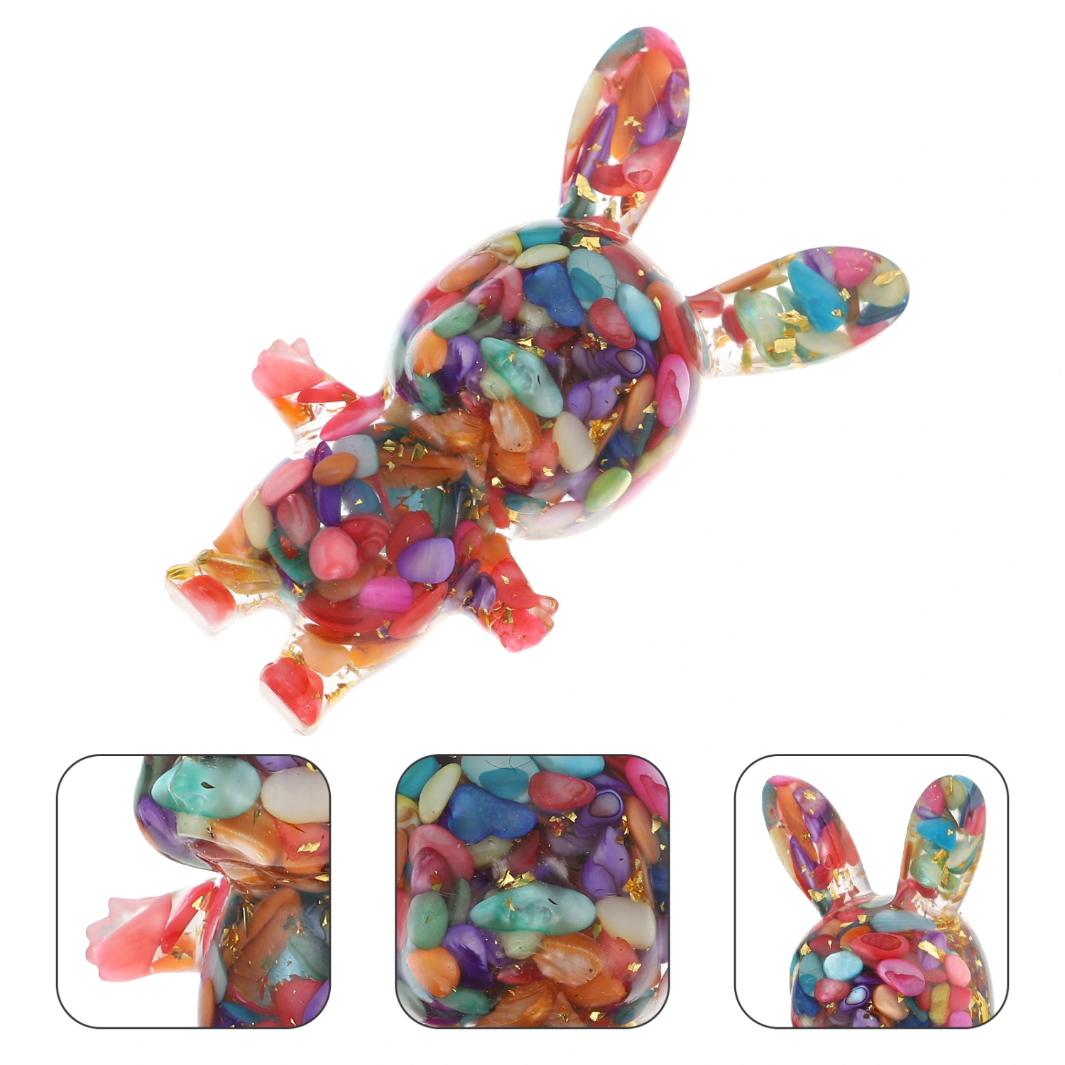 Easter Bunny Elf Durable Resin Bunny Practical Rabbit Bunny Home Decoration