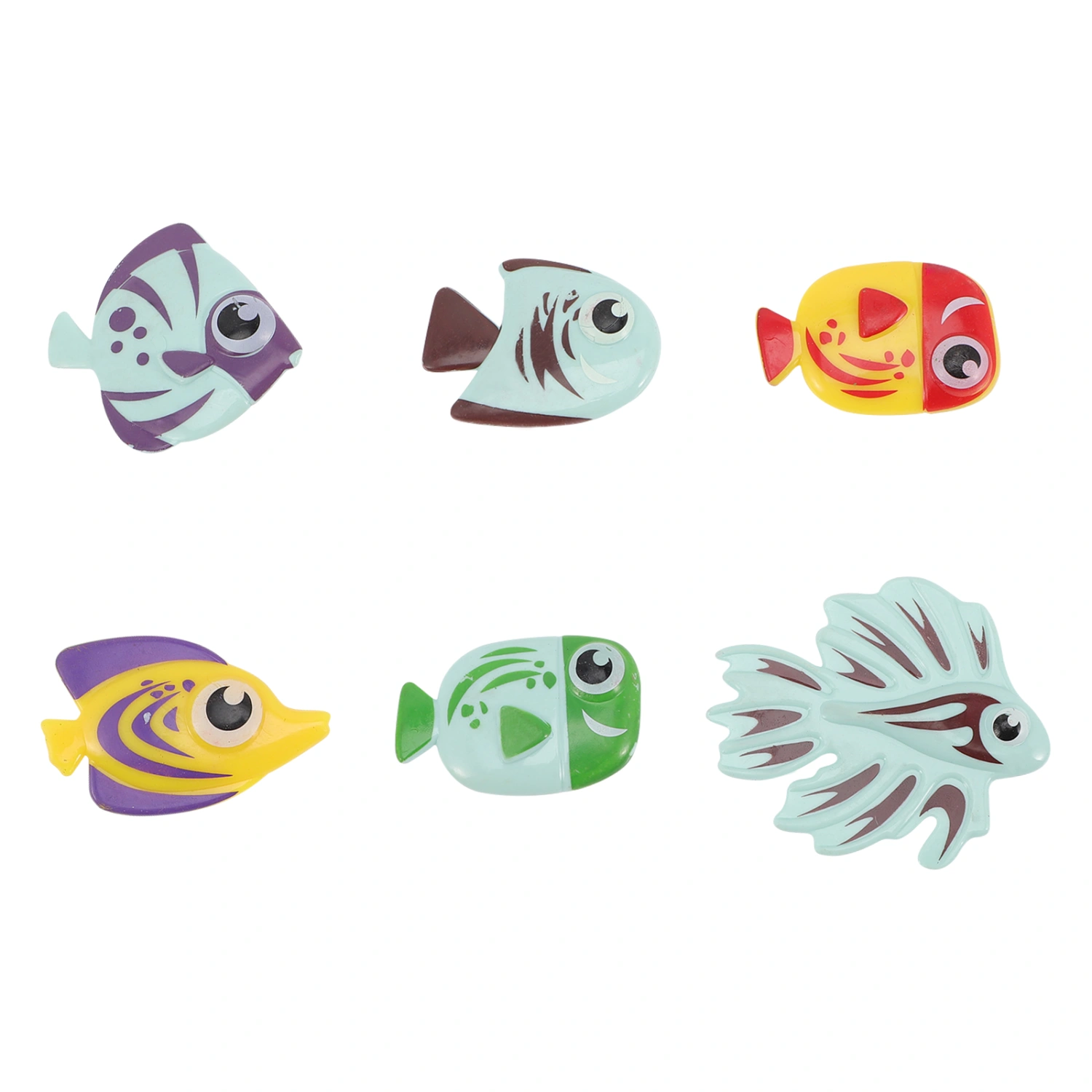 6Pcs Swimming Pool Toys Diving Toys Cartoons Fish Toy Kids Summer Party Supplies