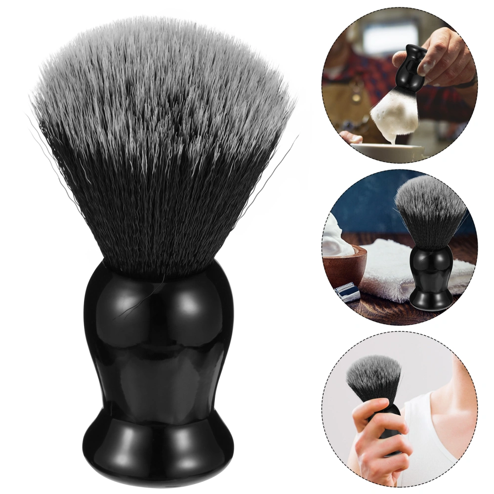 Double Colored Nylon Yarn Mustache Beard Shaving Brush Male Personal Care Supply