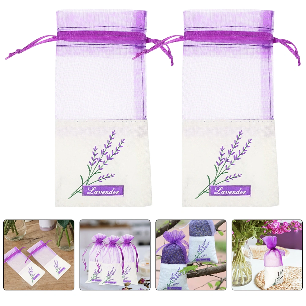 8pcs Sachet Packing Bags Lavender Storage Bags Empty Scent Bags for Home