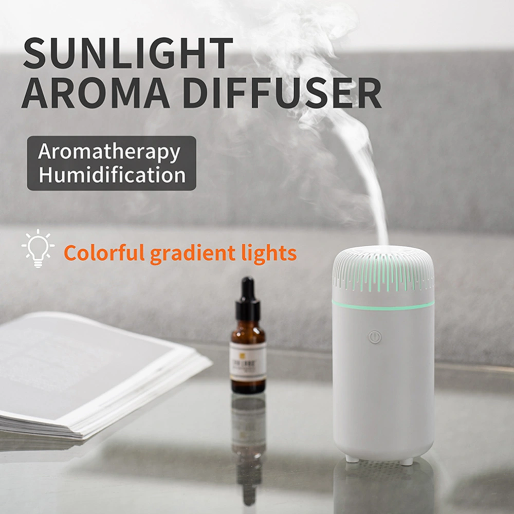 1pc Car Aroma Diffuser Essential Oil Diffuser Indoor Air Refresher (White)