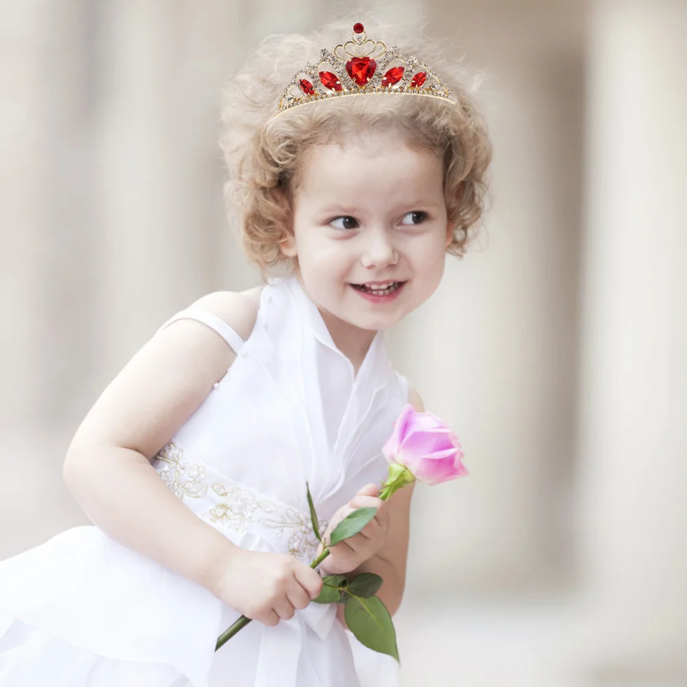 Metal Crown-shaped Headband Princesses Hair Clasp Hair Accessory For Kids Girls