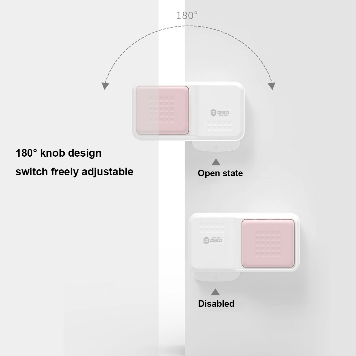 1pc Anti-Pinch Hand Door Stopper Safety Door SLG ABS Safety Door Stopper Pink