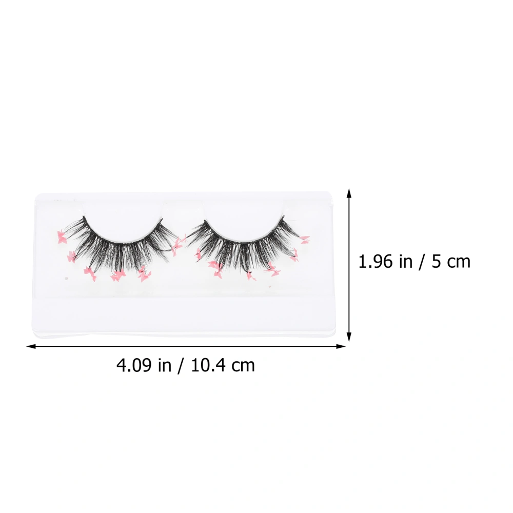 1 Pair of Fluff False Eyelash Extensions Long Lash Extension for Women Ladies Girls