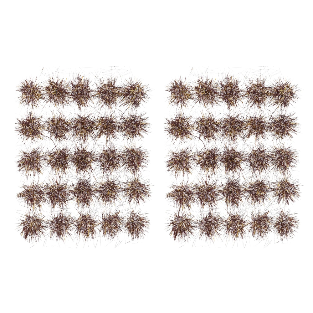 1 Box Simulation Grass Cluster Decor Sand Table Decorative Grass Cluster