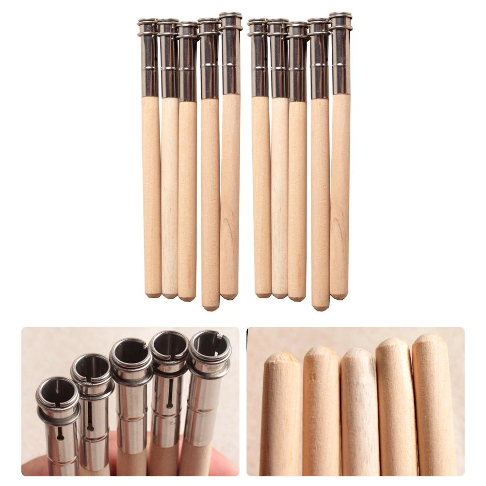 10pcs Portable Single-headed Pencil Lengtheners Pencil Extenders Students Stationery
