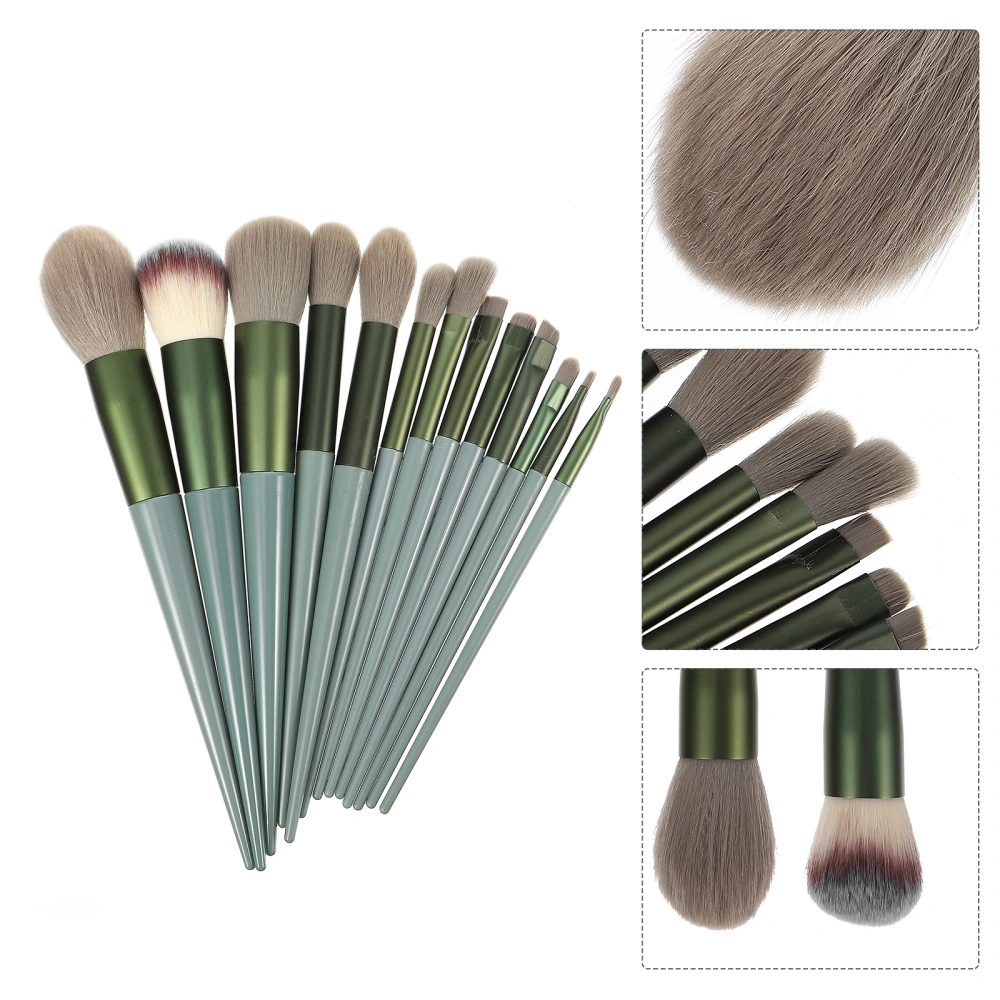 13pcs Women Cosmetic Brush Set Practical Makeup Brushes for Face Eye Lip