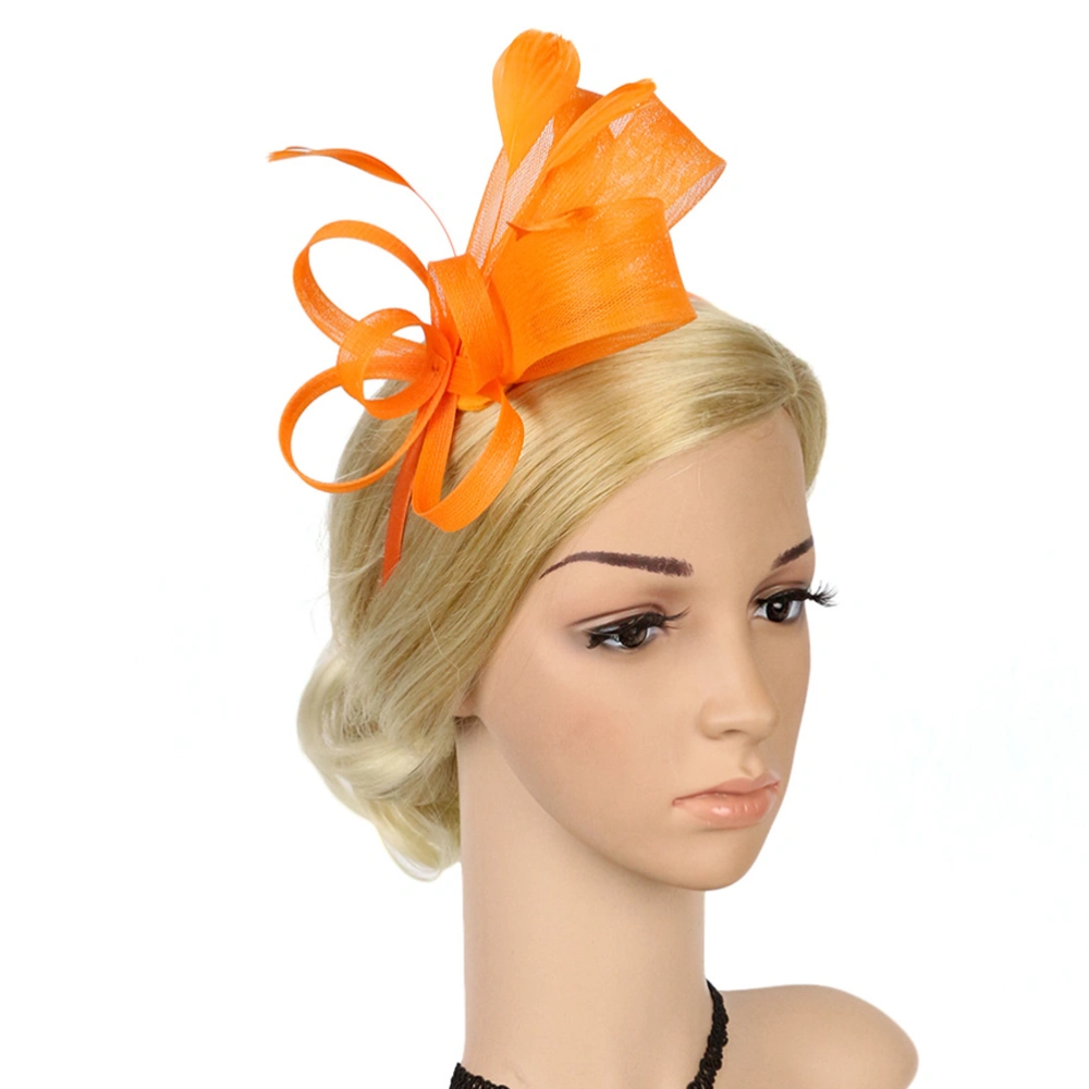 Fascinator Headband Feathering Hat Tea Party Hat Decorative Hair Accessories