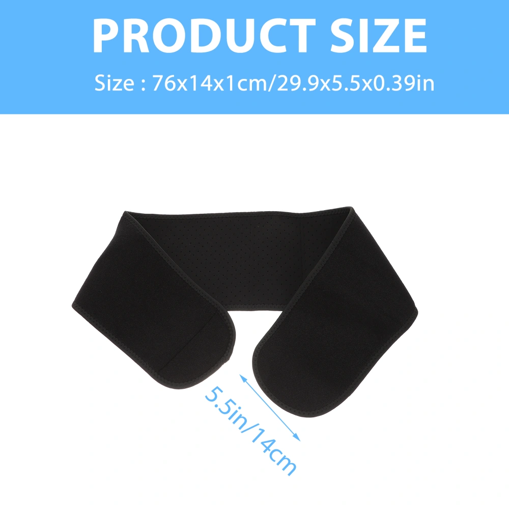 Children Sports Waist Supporter Breathable Mesh Elastic Lumbar Brace Belt Strap Black