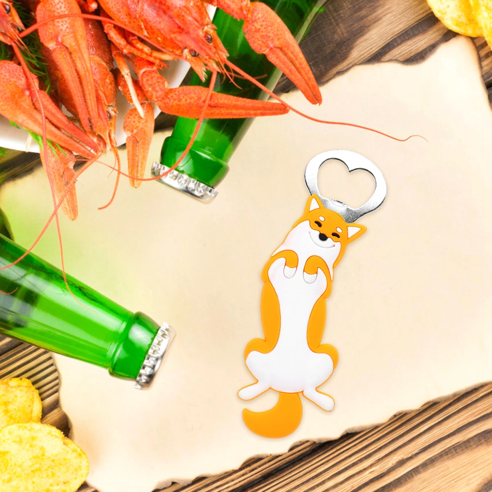 Dog-shaped Beer Opener Magnetic Beer Can Opener Lovely Bottle Opening Tool