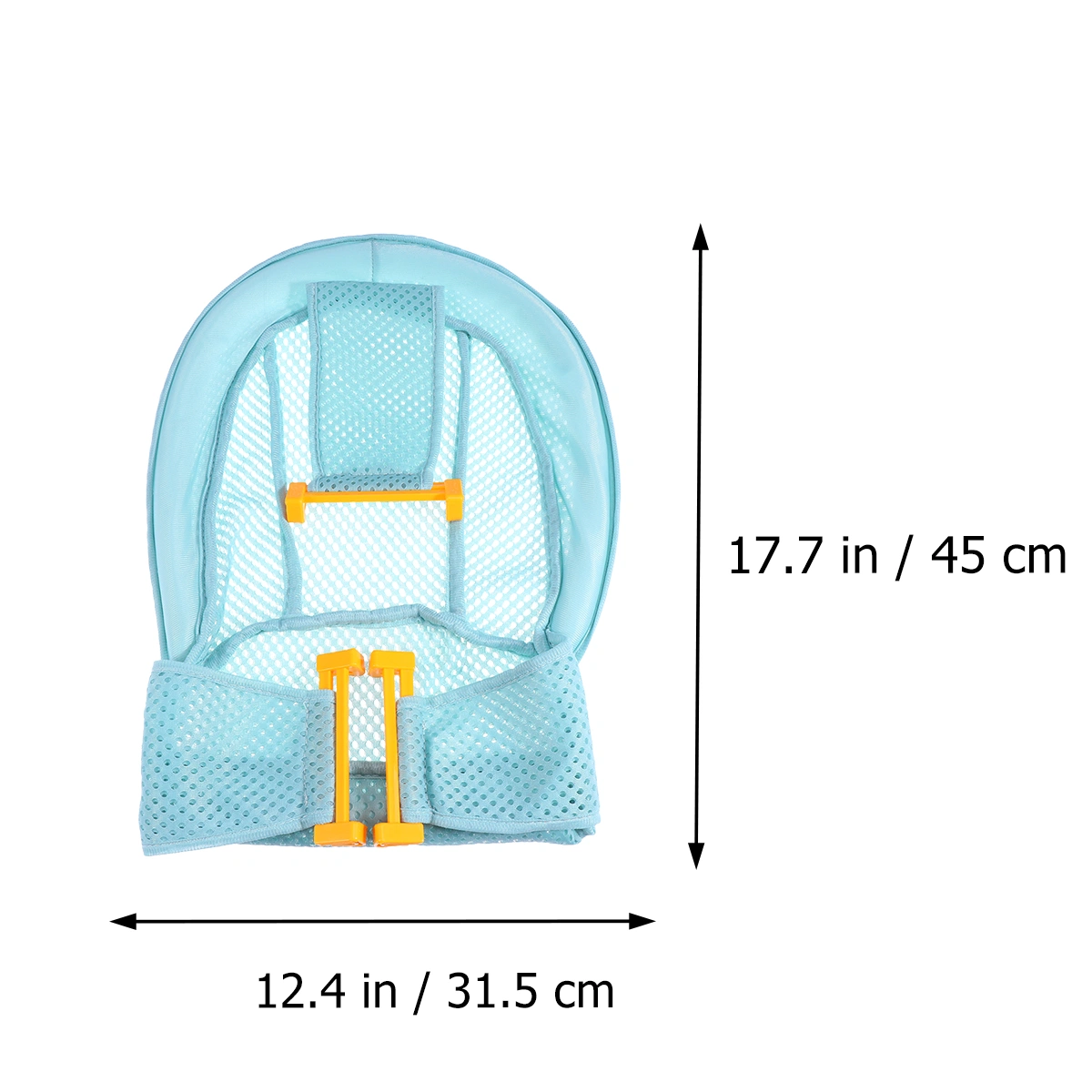 Baby Bath Mat Bath Net Pocket Safety Security Bath Seat Support Skid Proof Baby Shower Bath Tub Pad (Green)
