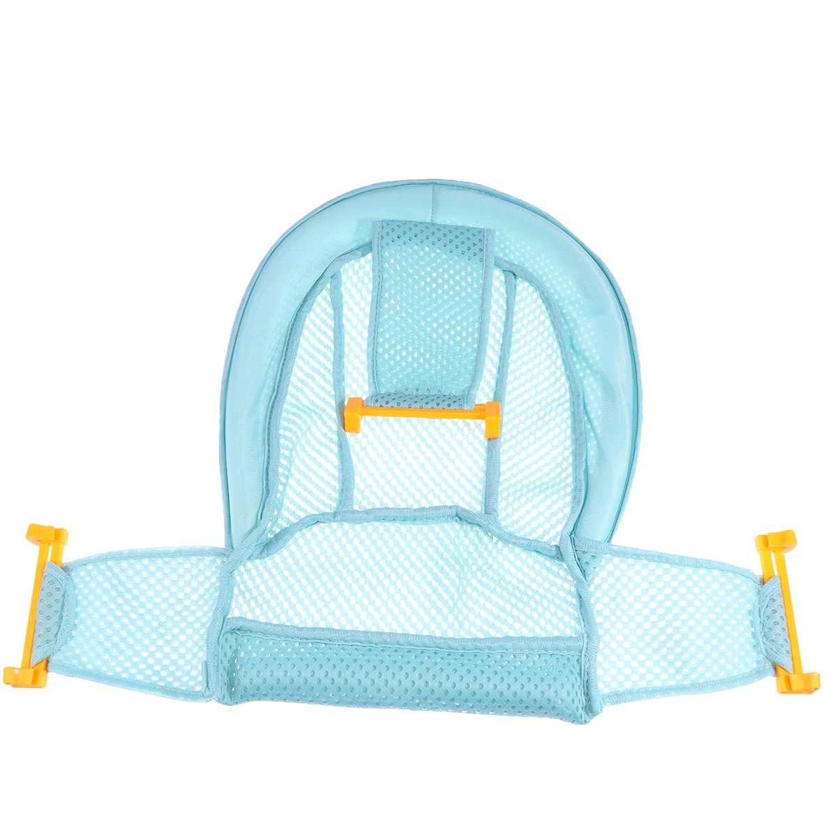 Baby Bath Mat Bath Net Pocket Safety Security Bath Seat Support Skid Proof Baby Shower Bath Tub Pad (Green)