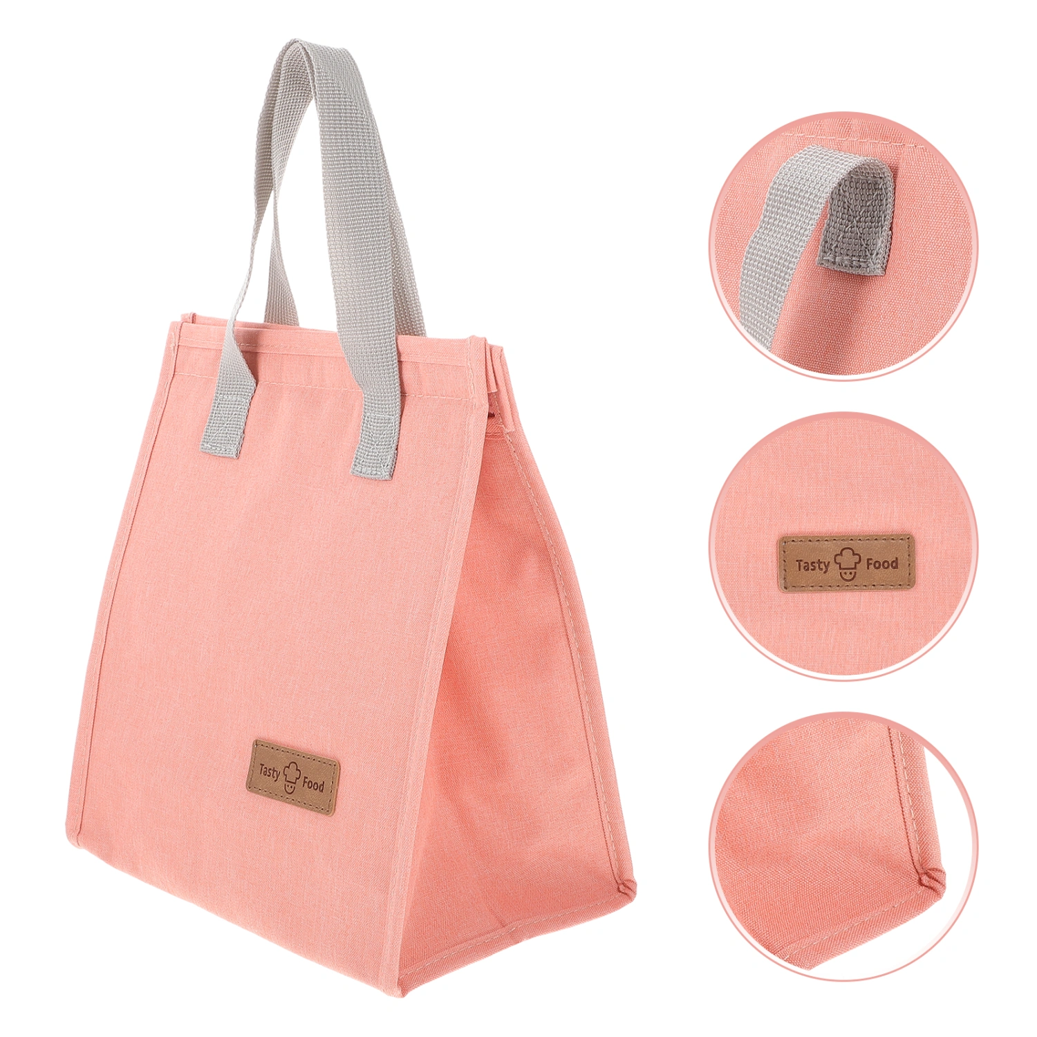 Portable Bento Box Bag Lunch Carrying Bag Handheld Food Pouch Thermal Food Bag Lunchbox Container