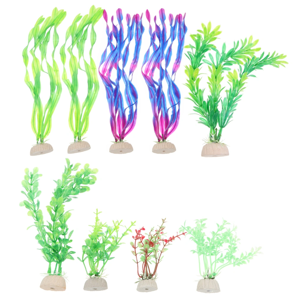 1 Set Decorative Fake Aquatic Plants Fish Tank Plant Decor Aquarium Aquatic Plants