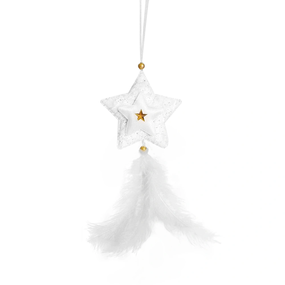 1PC Christmas Tree Pentagram  Pendant Christsmas Ornaments Hanging Pendants Five-pointed Star  Hanging Pendants Supplies