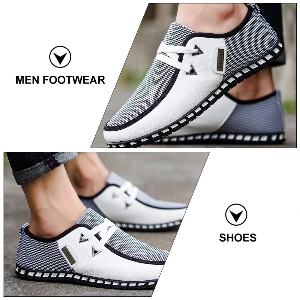 1 Pair Casual Male Shoes Men Driving Shoes Breathable Male Gommino Footwear