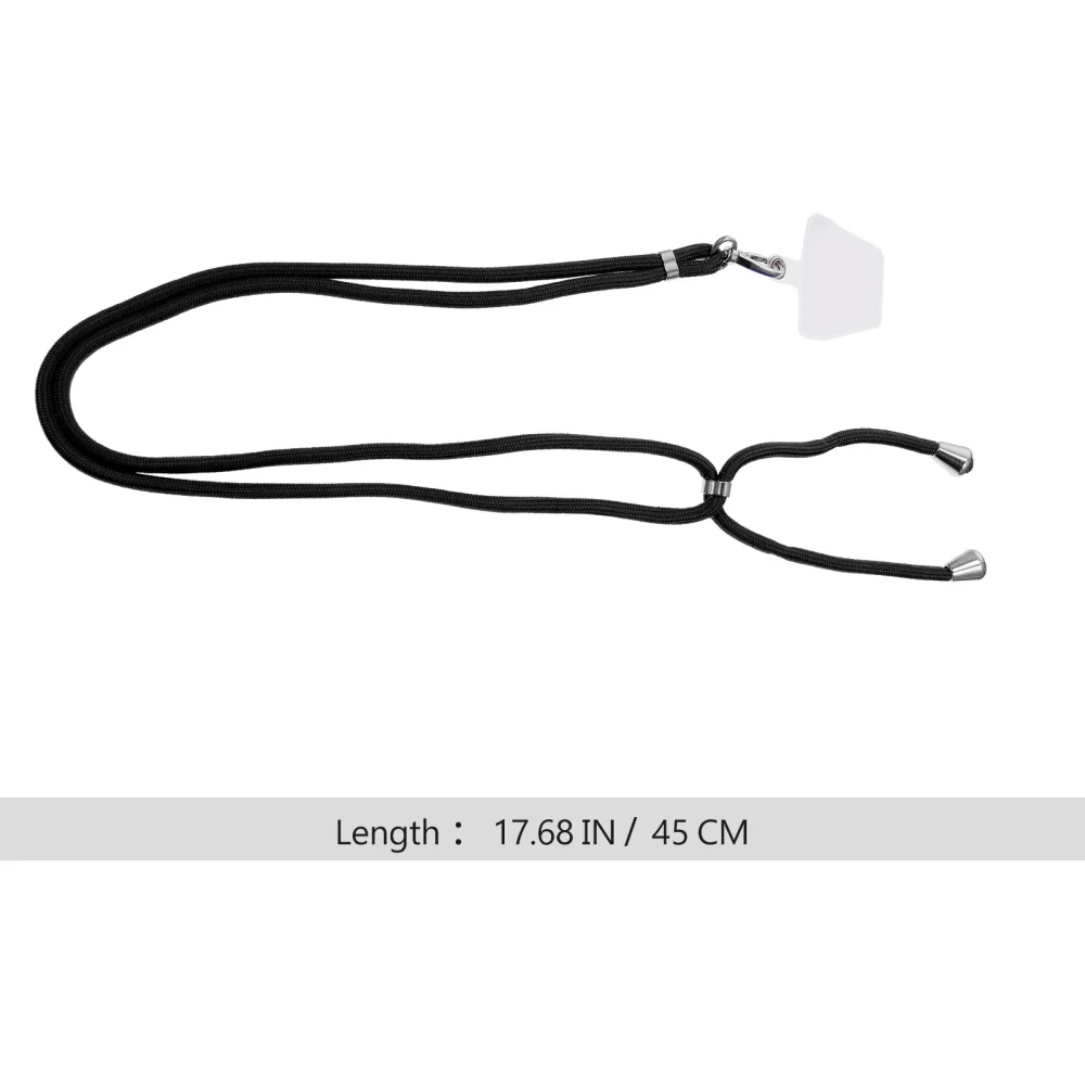 Adjustable Phone Lanyard Universal Neck Lanyard Phone Strap with Patches