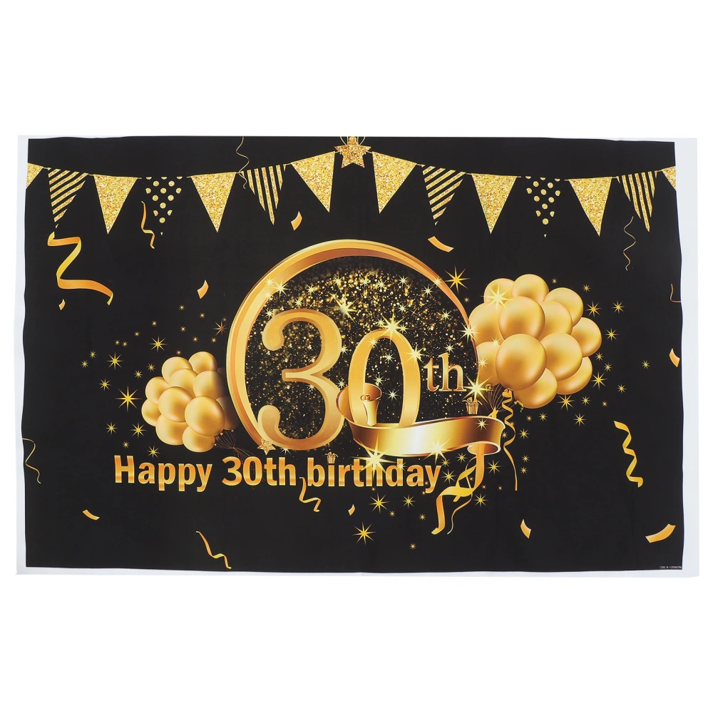 1 Pc Happy Birthday Backdrop Photography Background Party Photo Prop Supply