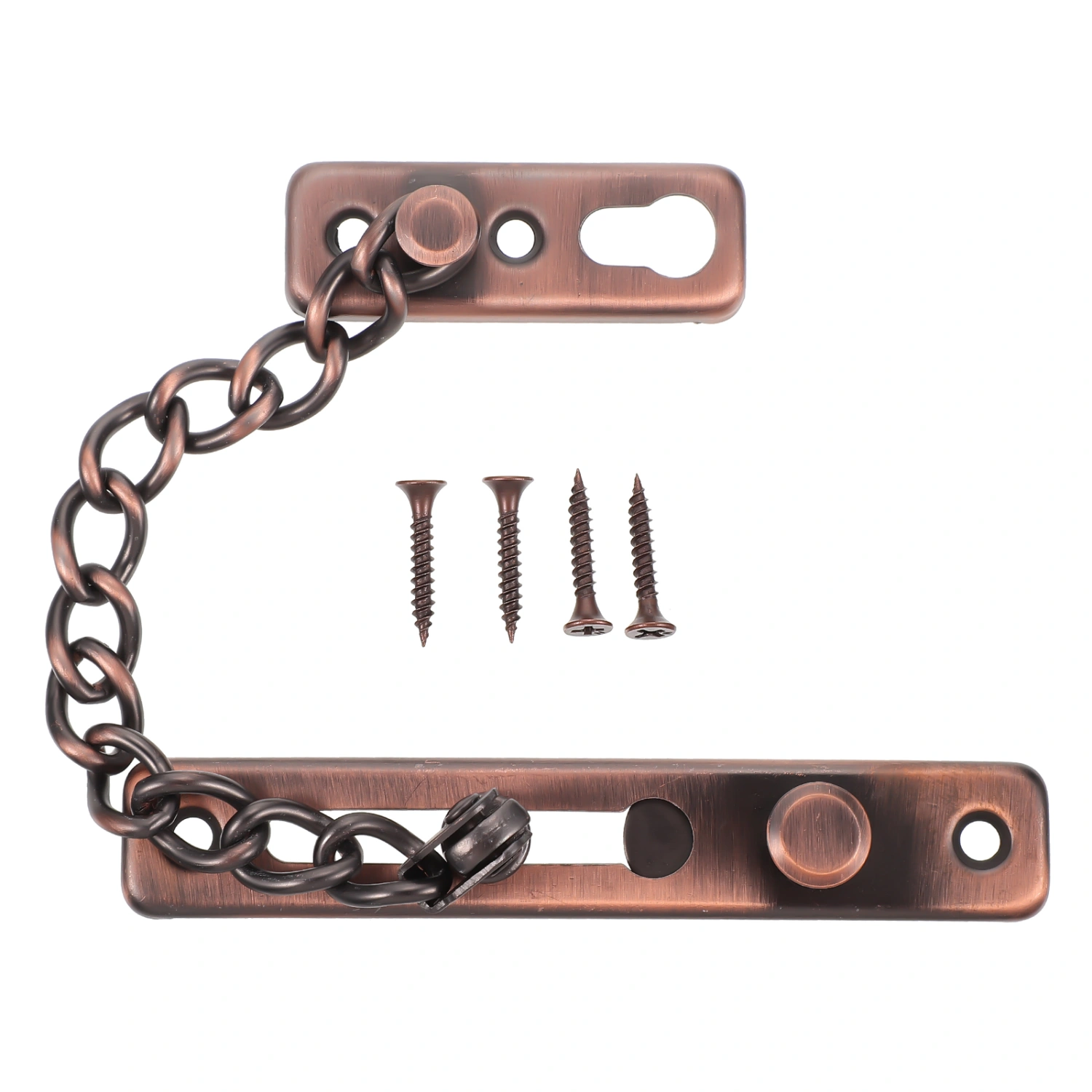 1 Set Door Bolt Hotel Lock Door Chain Lock Stainless Steel Security Chain Guard