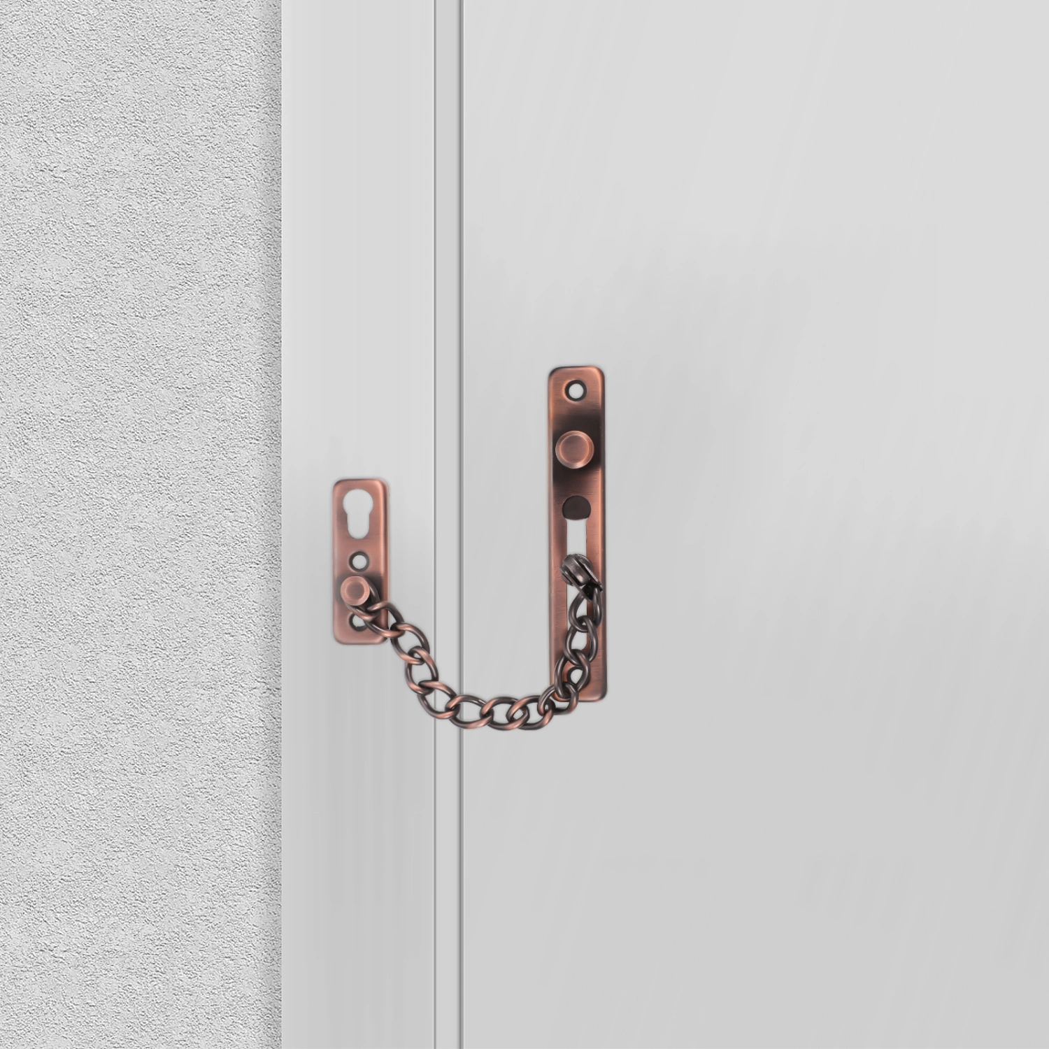 1 Set Door Bolt Hotel Lock Door Chain Lock Stainless Steel Security Chain Guard