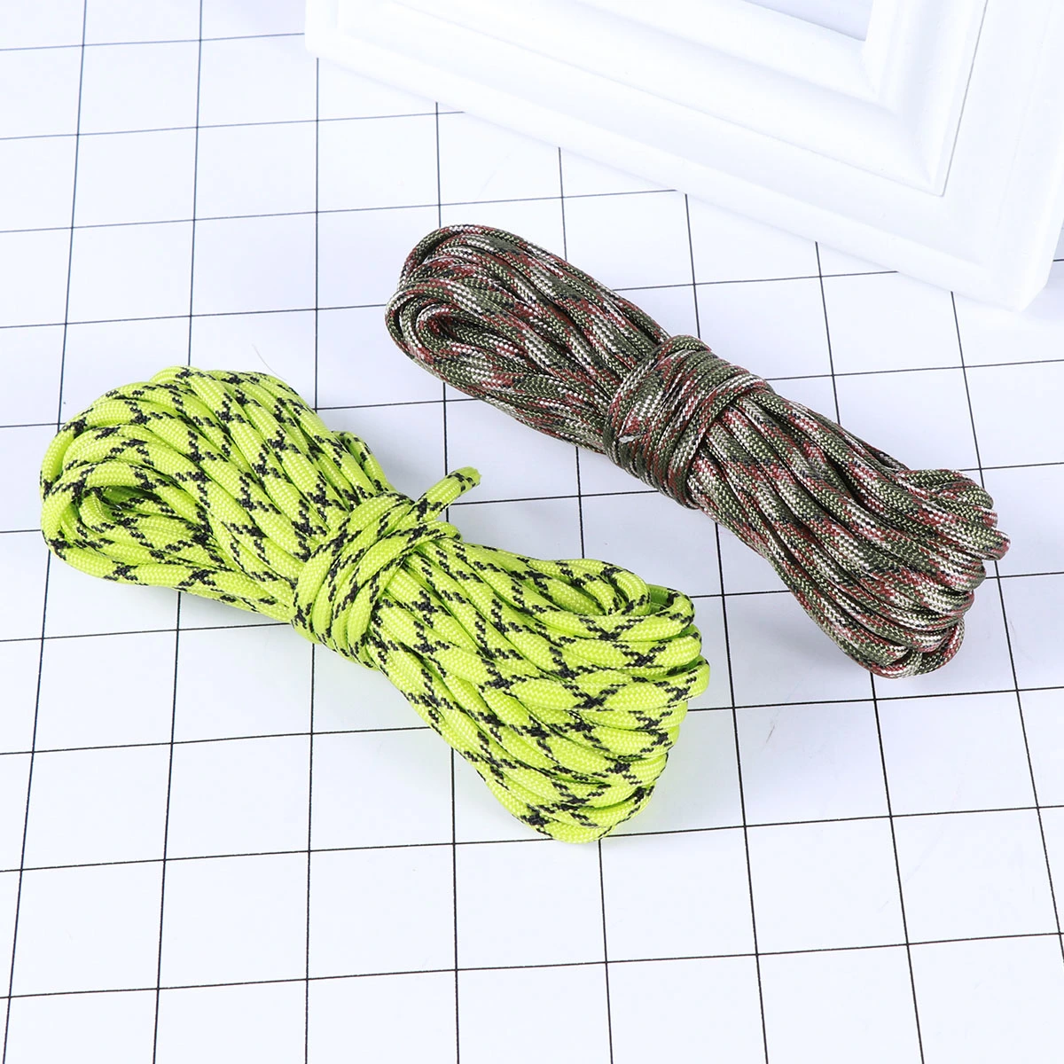 Paracord Survival Paracord Seven Cores Umbrella Rope Crafting Kit Nylon Military Parachute Cord (7 Meters, Camouflage Color)