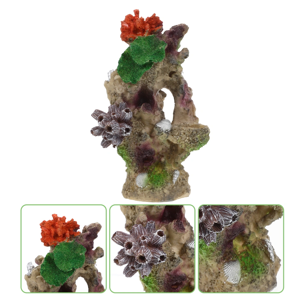 Decorative Aquarium Ornament Household Coral Decor Wear-resistant Fake Coral Aquarium Accessory