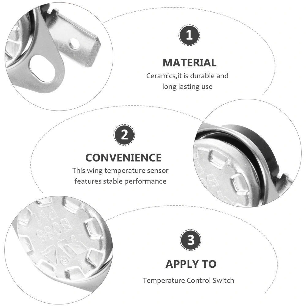 Thermostat Snap Disc Temperature Switch for Microwave Oven Coffee Maker (85℃)