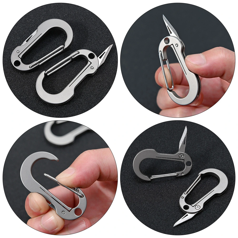 1Pc Outdoor Keychain Cutter Multifunctional Keychain Portable Box Opening Cutter