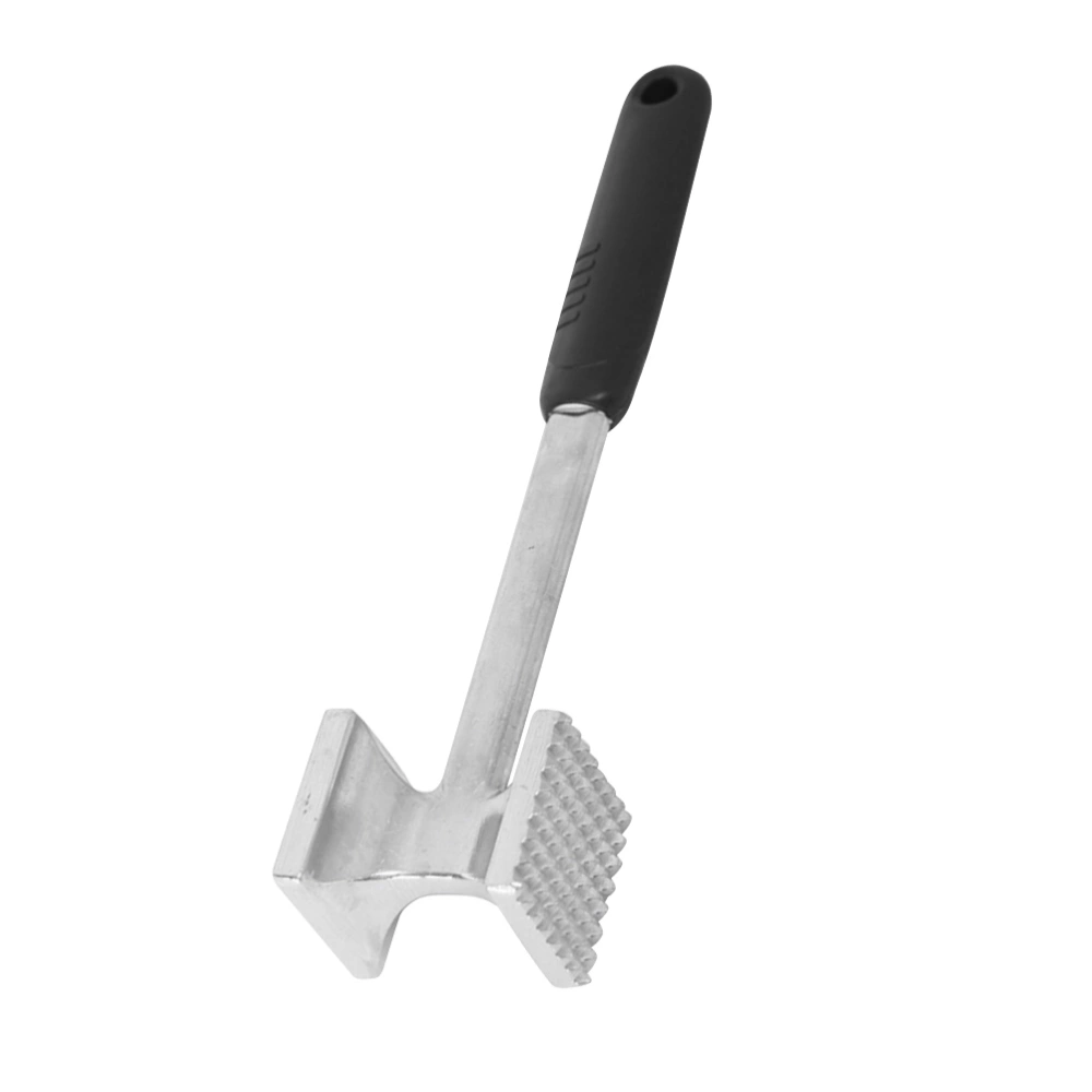 Multifunctional Household Kitchen Tool Steak Meat Hammer Loose Tenderizers Meat Hammer Two Sides Pounders (Black)