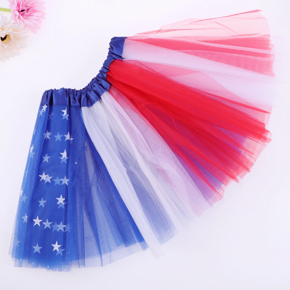 Kids Tutu Skirt American Flag Tutu for Fourth of July Independence Day