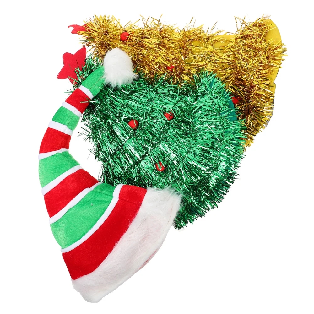 3Pcs Xmas Headwear Decors Christmas Themed Hats Decorative Xmas Style Hats