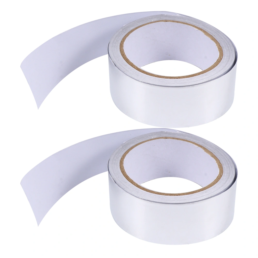 2Pcs Heat Insulation Tin Foil Tapes Fireproof Thick Aluminum Foil Tapes