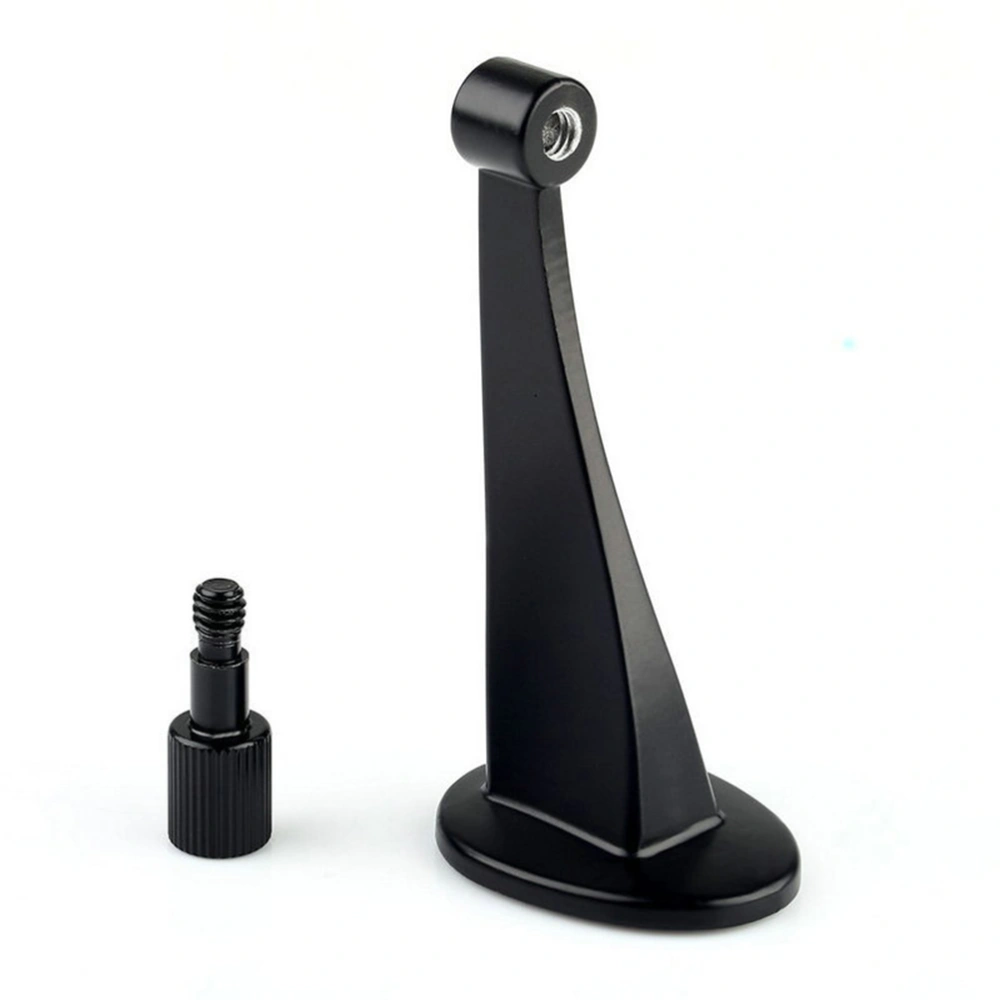 All Metal Binoculars Adapter Tripod Connector Bracket 1/4 Inch Screw Size for Binocular Telescope (Black)