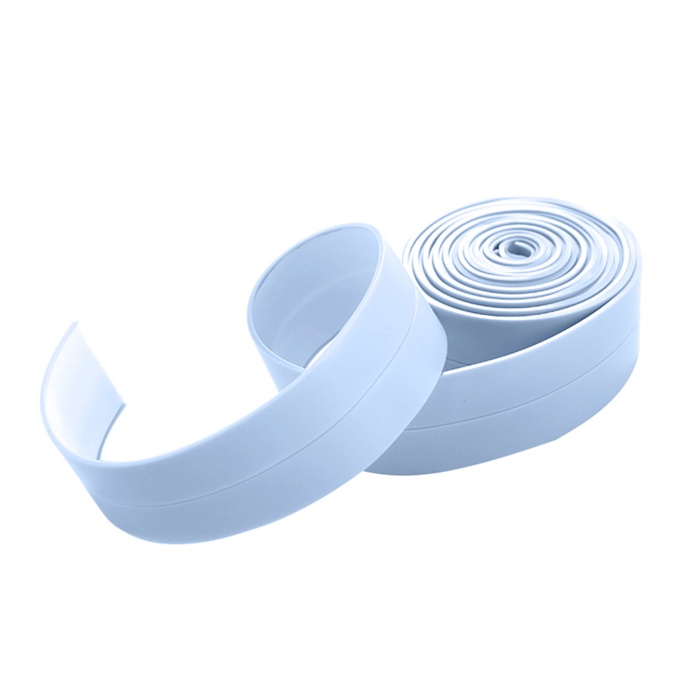 Kitchen Caulk Tape Waterproof Anti-mildew Sealing Strip Bathtub Wall Corner Caulk Strip (3.7cm X 255CM Blue)