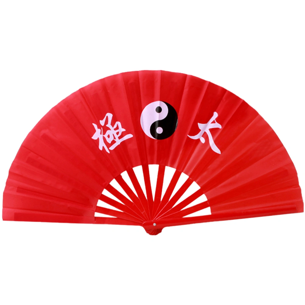 Chinese Style Fan Decorative Hand Fan Tai Chi Dancing Fan Portable Fan Foldable Performance Fan