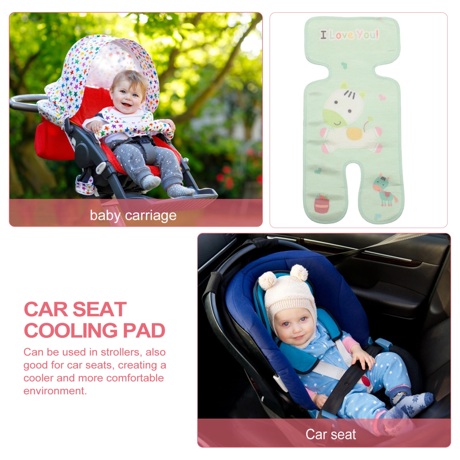 Baby Stroller Liner Stroller Cushion Stroller Seat Pad Newborn Stroller Cushion