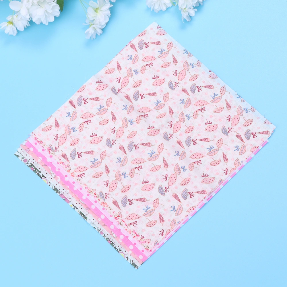 7pcs Printing Cotton Fabric Manual DIY Patchwork Cloth DIY Cloth Fashion Cloth Sheet Cloth Piece Home Cloth Decor