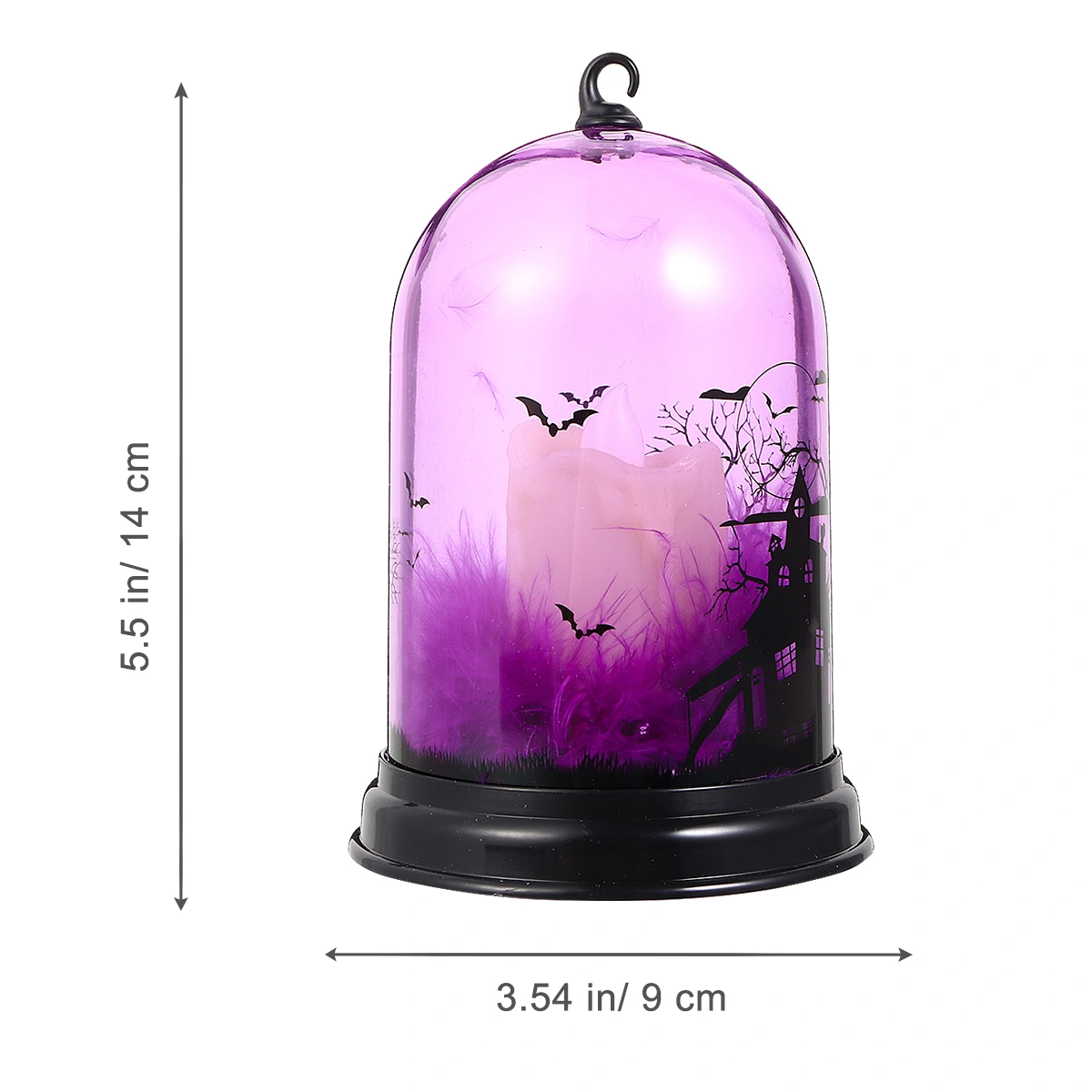 1 Pc Halloween Theme Desktop Decorative Candle Night Lights(Without Battery)