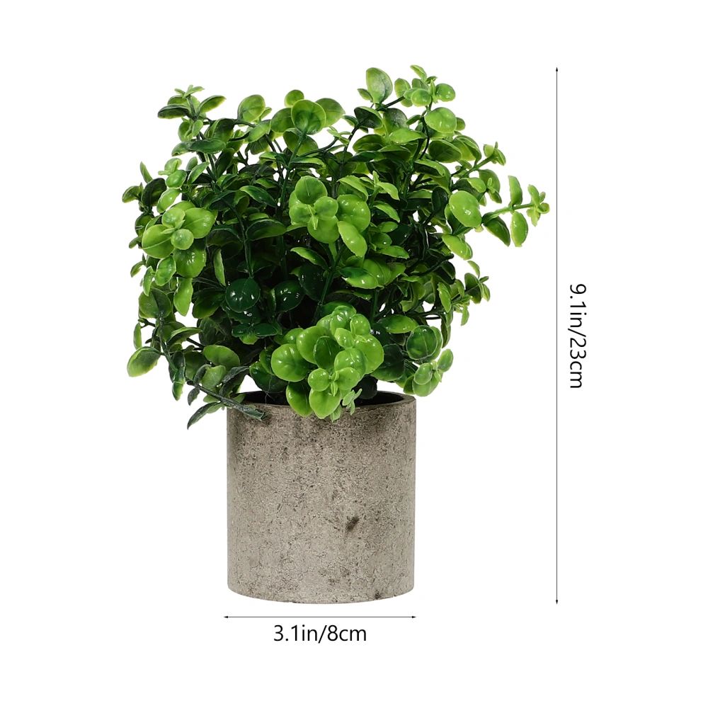 3pcs Simulation of Plant Home Decoration Simulation of Potted Plant Decor Green